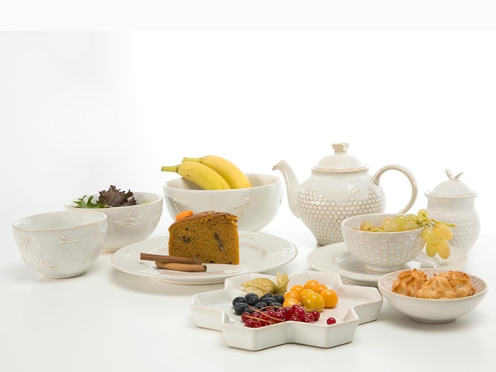 Golden Life Купа Stoneware Cream.
