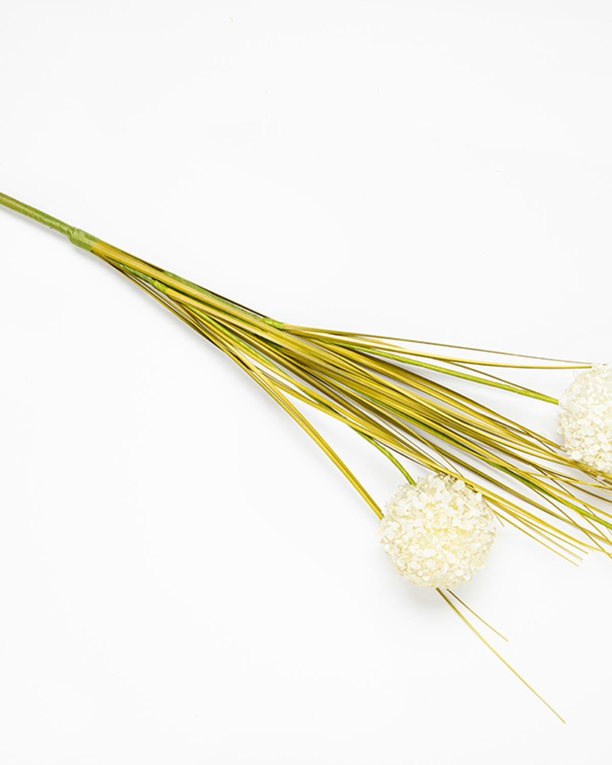 Grass Bush Artificial Flower - One Pc 63 cm Cream