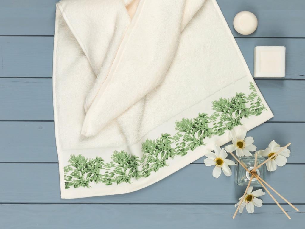 Green Savage ХАВЛИЯ ЗА ЛИЦЕ С бордюр 50x80 cm Cream.