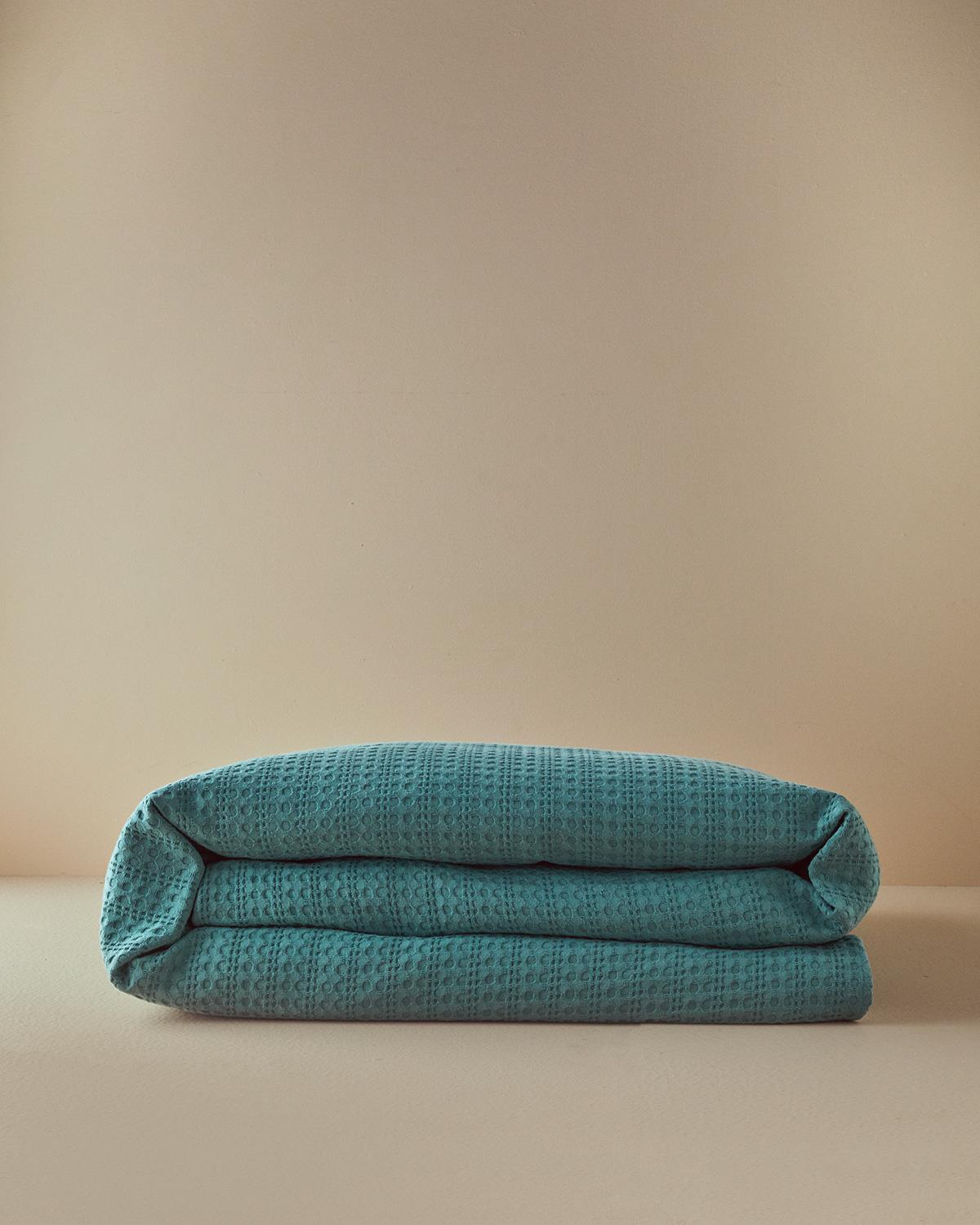Harmony Одеяло Пике Единичен Памучен 150x220 см Зелен