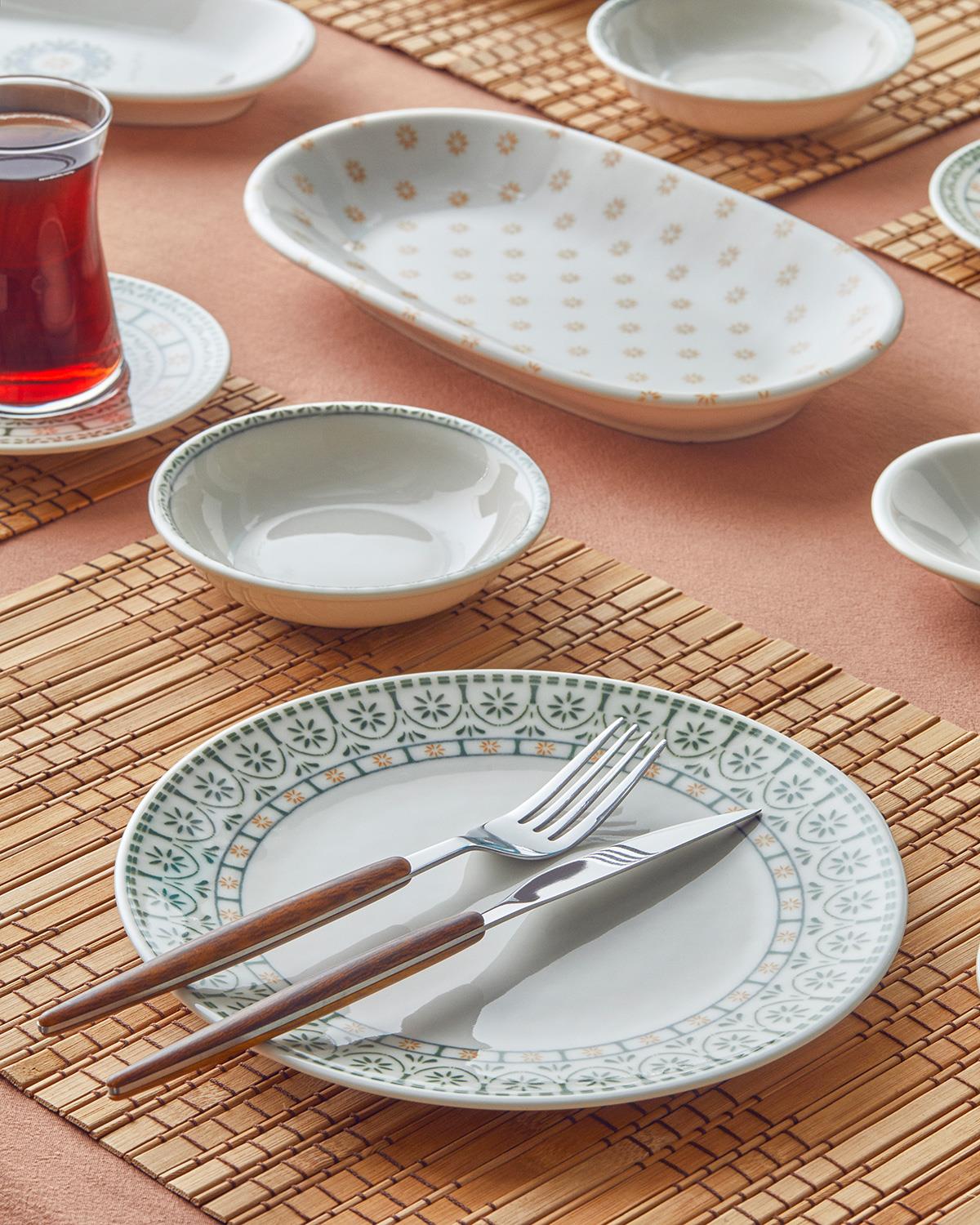 Harmony Сервиз За Закуска Порцелан 20 части за 6 души. Шарен