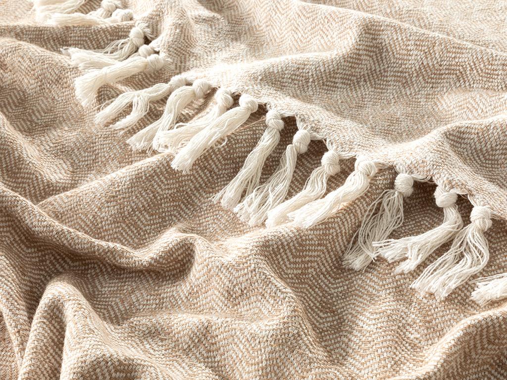 Harmony ПОКРИВКА ЗА ЛЕГЛО Двоен човек Тъкан 240x260 cm Beige