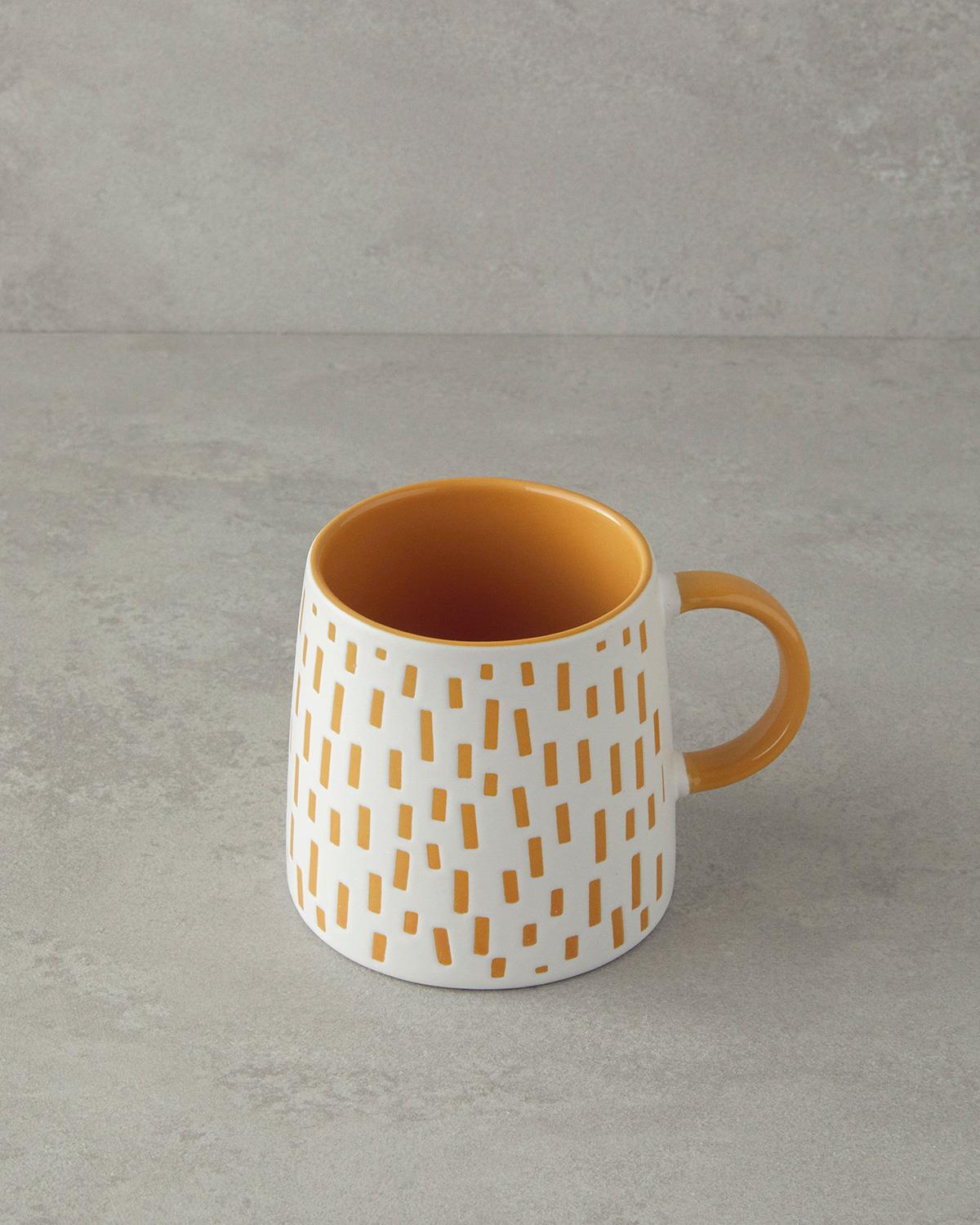 Harper Ceramic Cup 410 ml Yellow