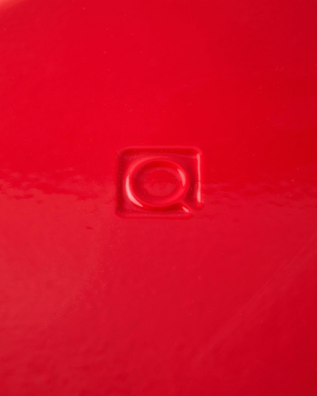 Hecha Тенджера С чугунена отливка 24 см Червен