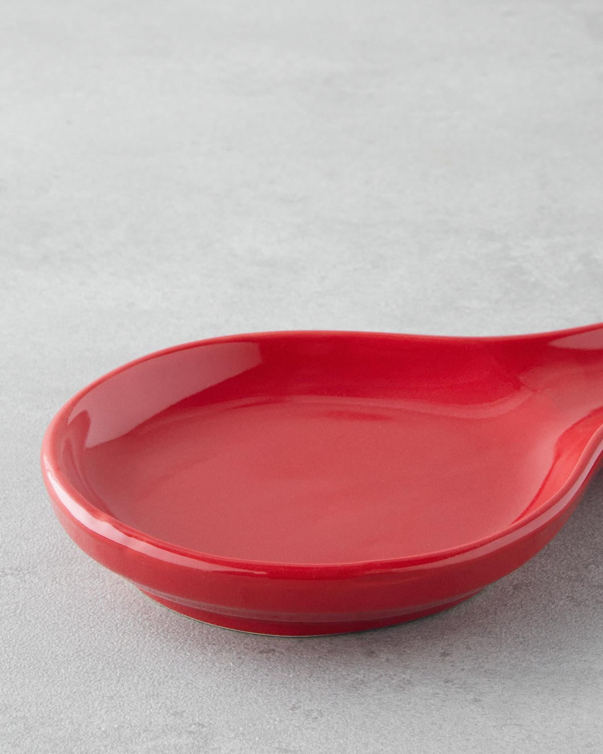 Hecha Поставка За Лъжици Керамика 27 см Червен