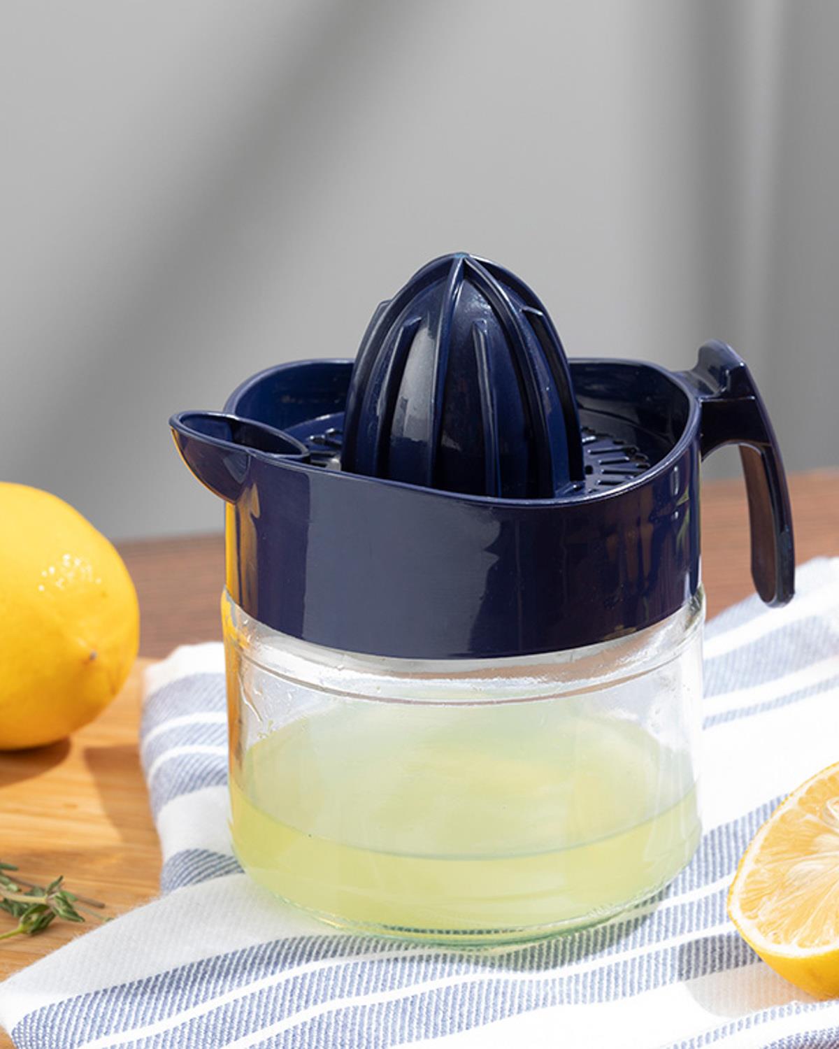 Hera Лимоностискачка Стъкло, Тъмно Синьо, 300 Ml