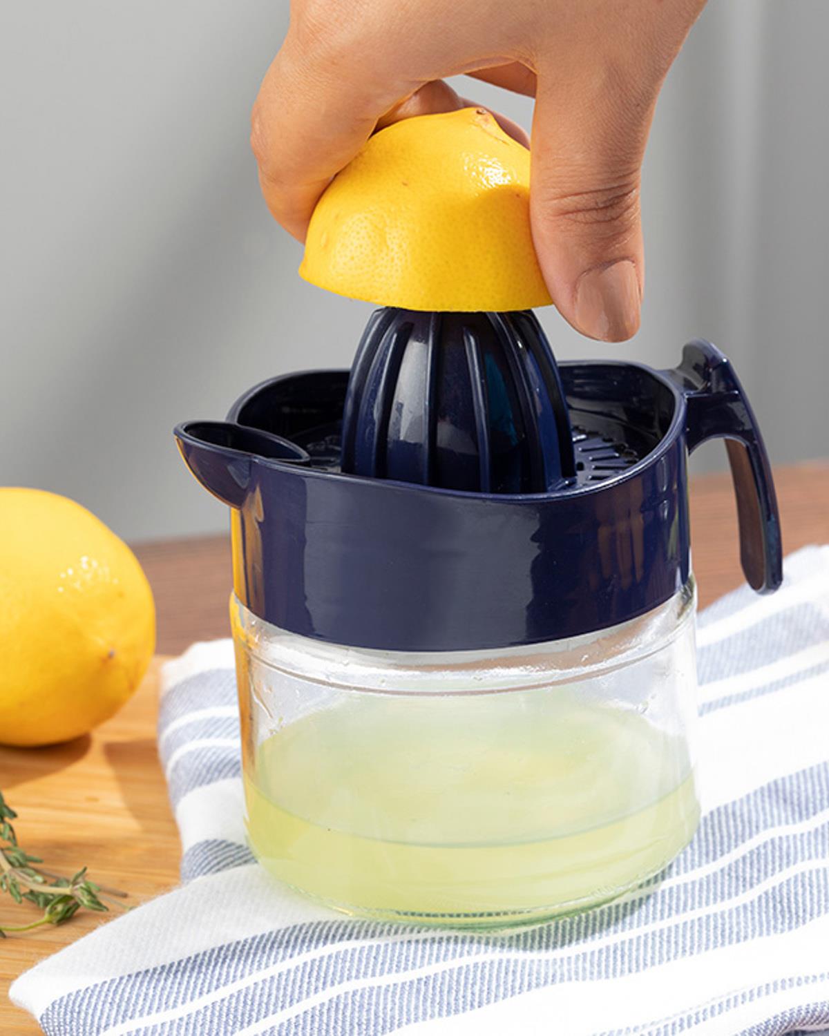 Hera Лимоностискачка Стъкло, Тъмно Синьо, 300 Ml