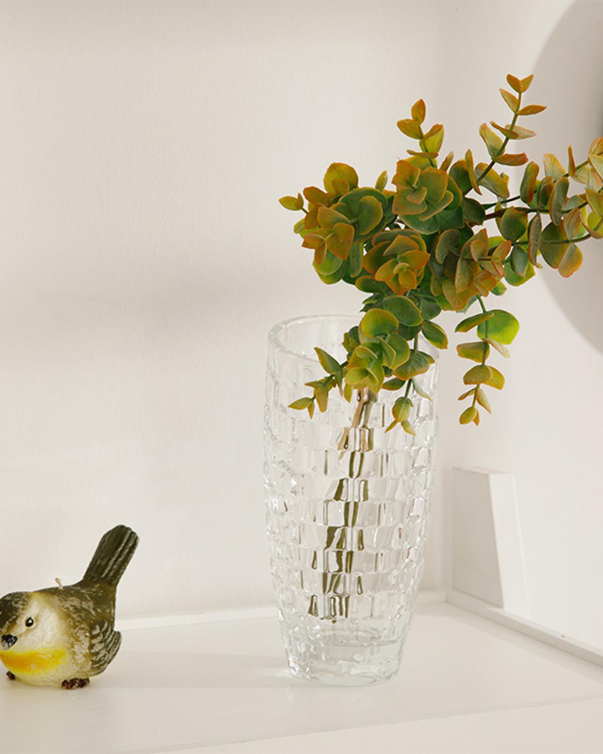 Honewort Изкуствено Цвете Един Стрък Плат 36 см Зелен