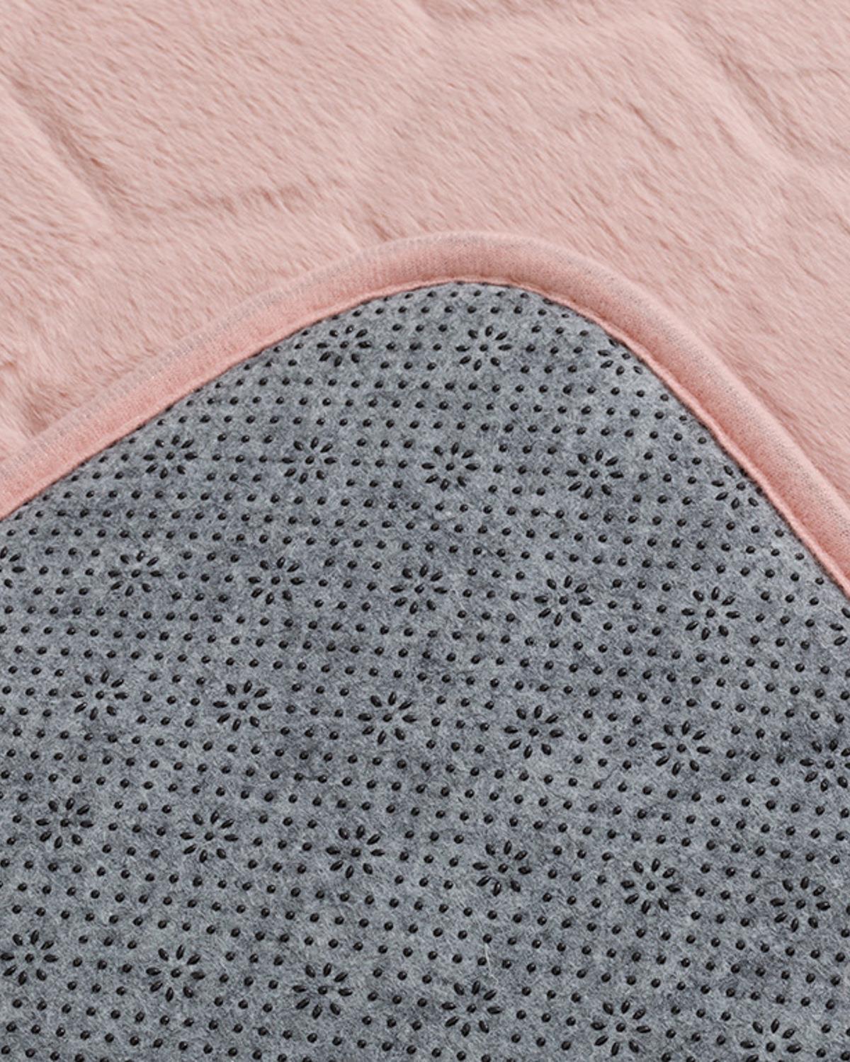 Honeycomb Комплект Постелки За Баня Полиестер 50x80 - 45x50 см Пудра