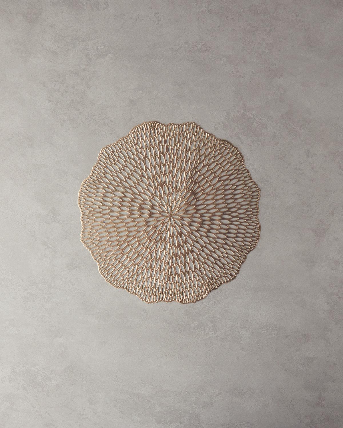 Ivory Подложки За Хранене 2 бр. Pvc 38 см Златен