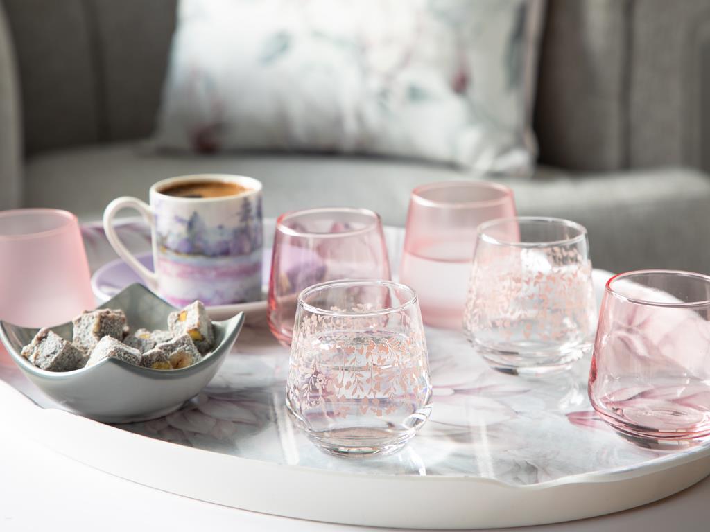 ivy ВОДНА ЧАША 6 Set Served with Coffee Cam 115 ml Transparent