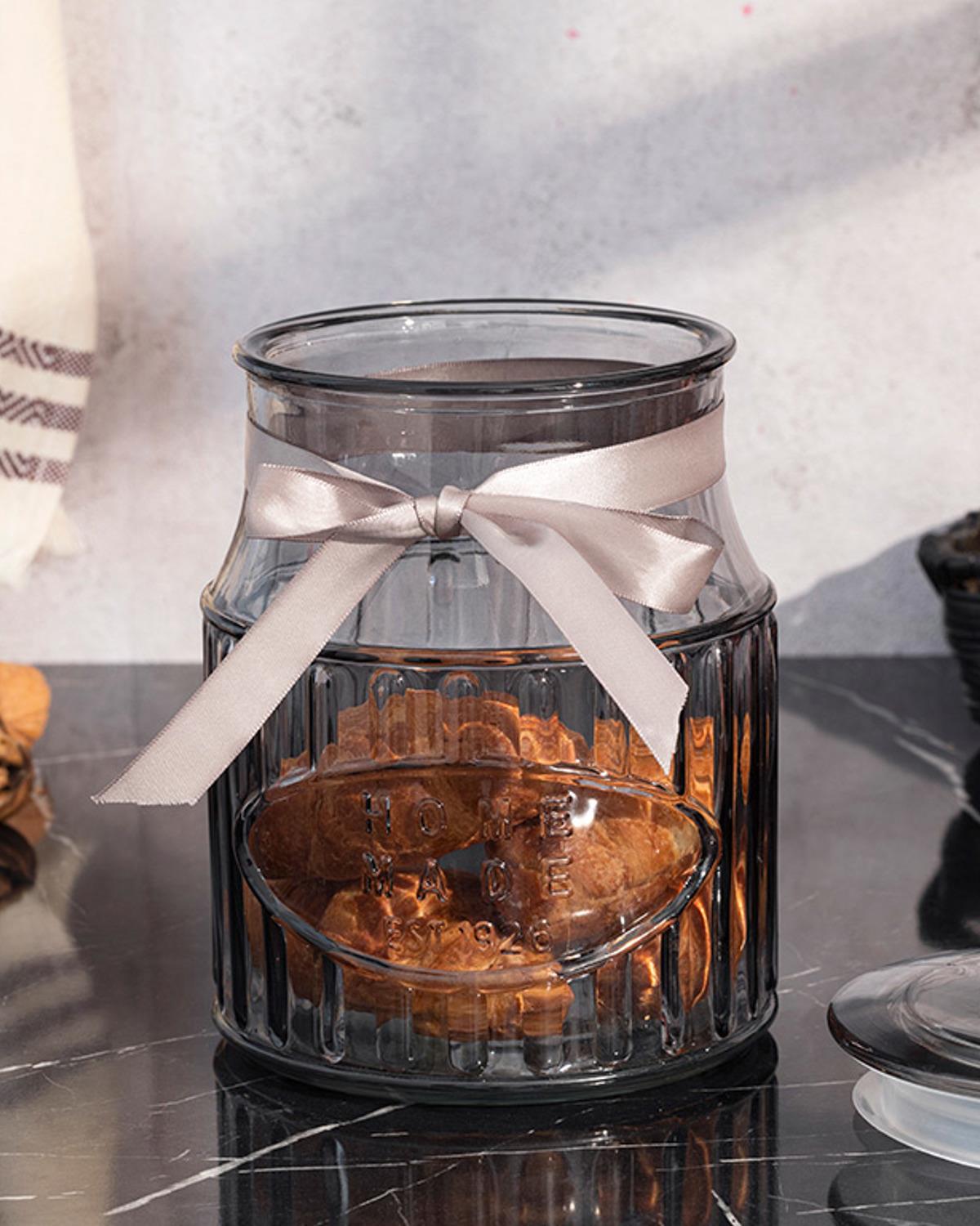 Jade Буркан Съхранение Стъкло 2,2 л Сив