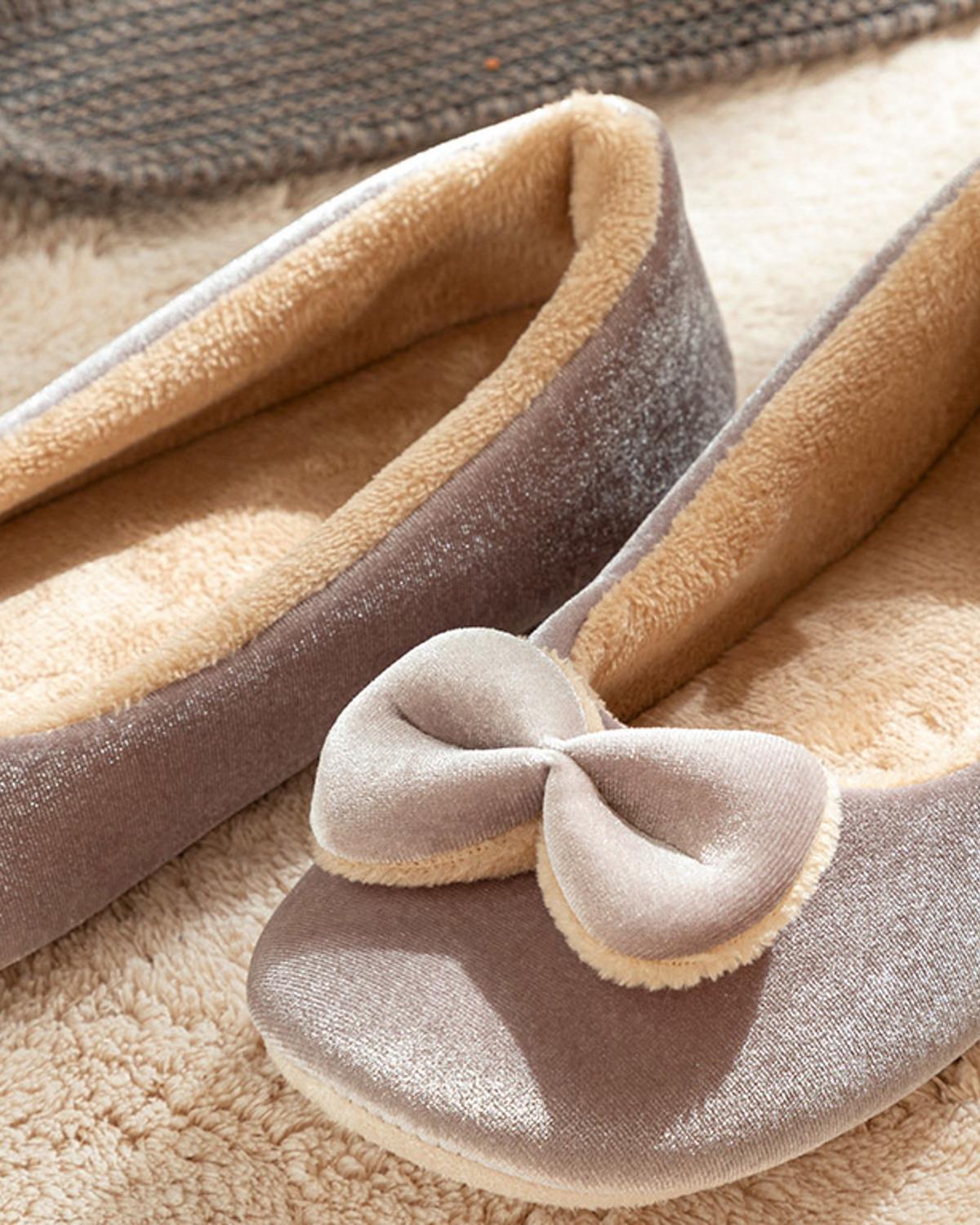 Jasmin Домашни Обувки Жена Кадифе 40 Бежов