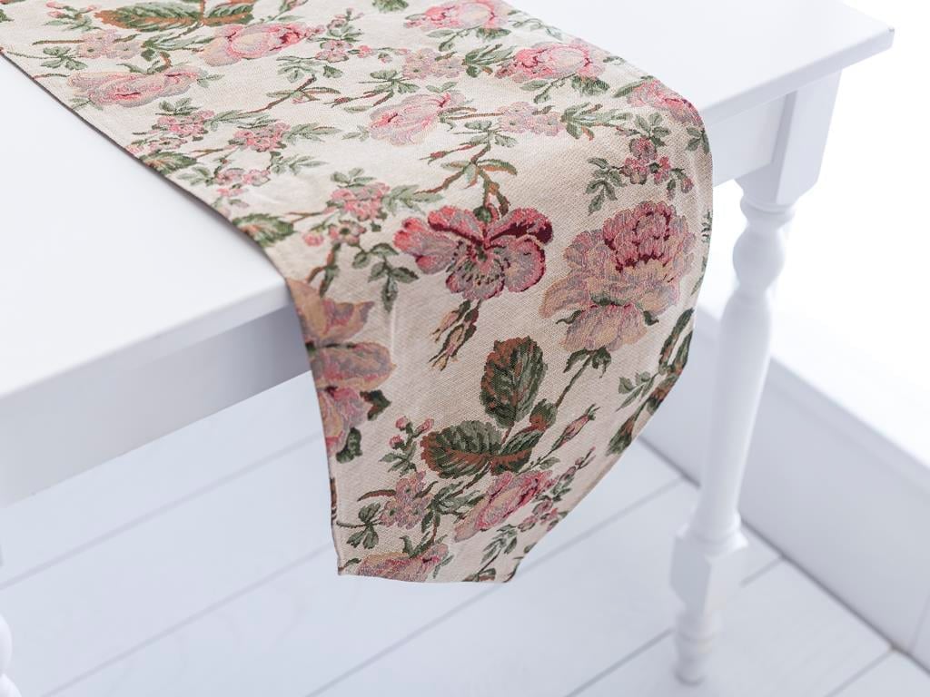 Jasmine Ранър Панама 33x150 cm Beige