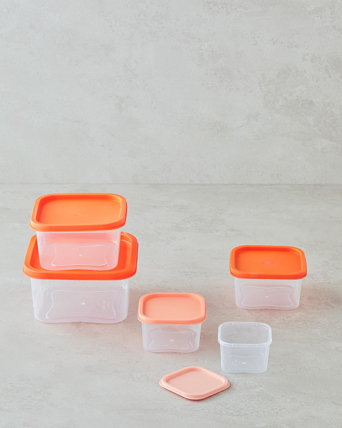 Keep Me Кутия За Съхранение 5 части Пластмаса 16 см Шарен