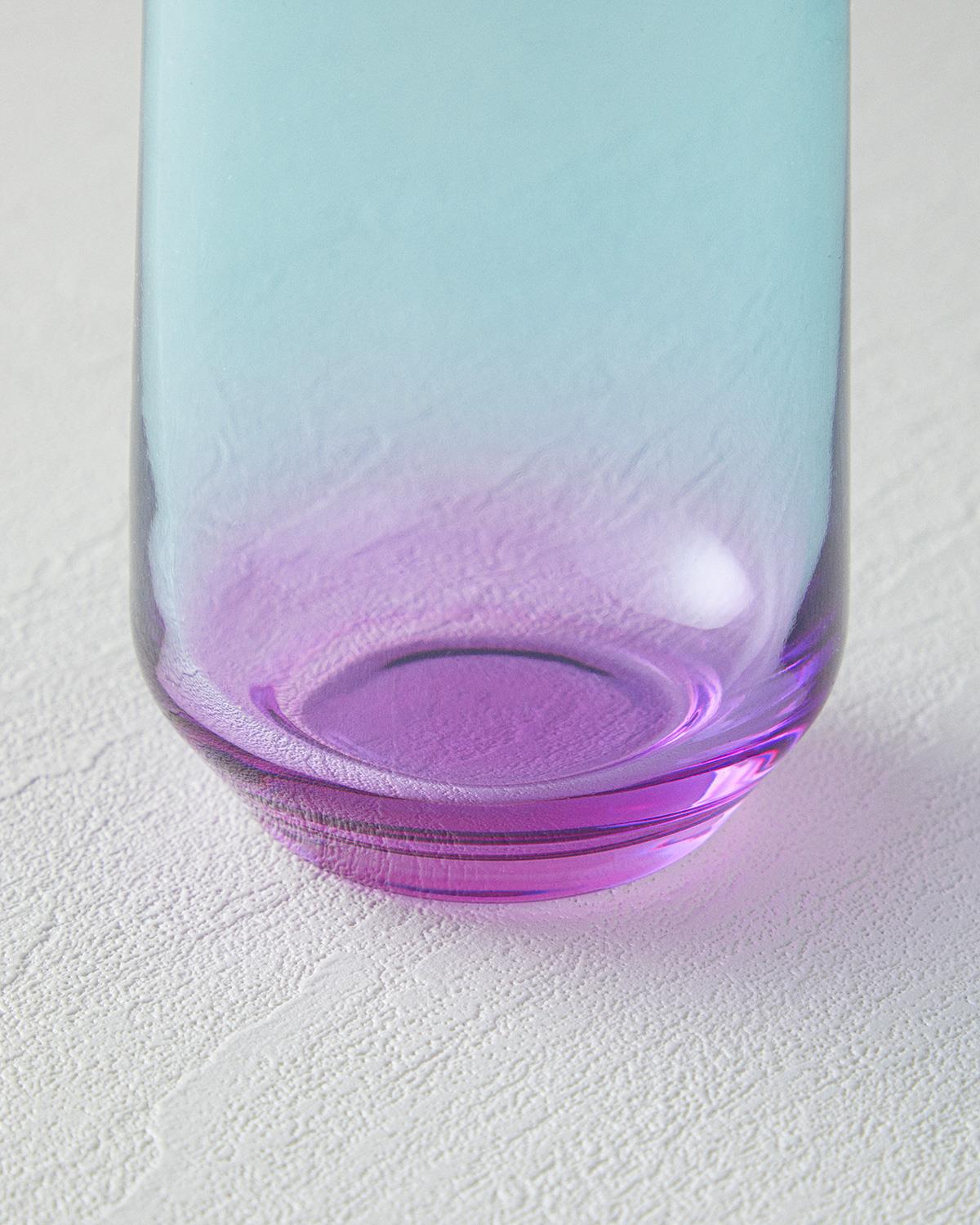 Lacy Чаша 3 бр. Стъкло 470 мл Син