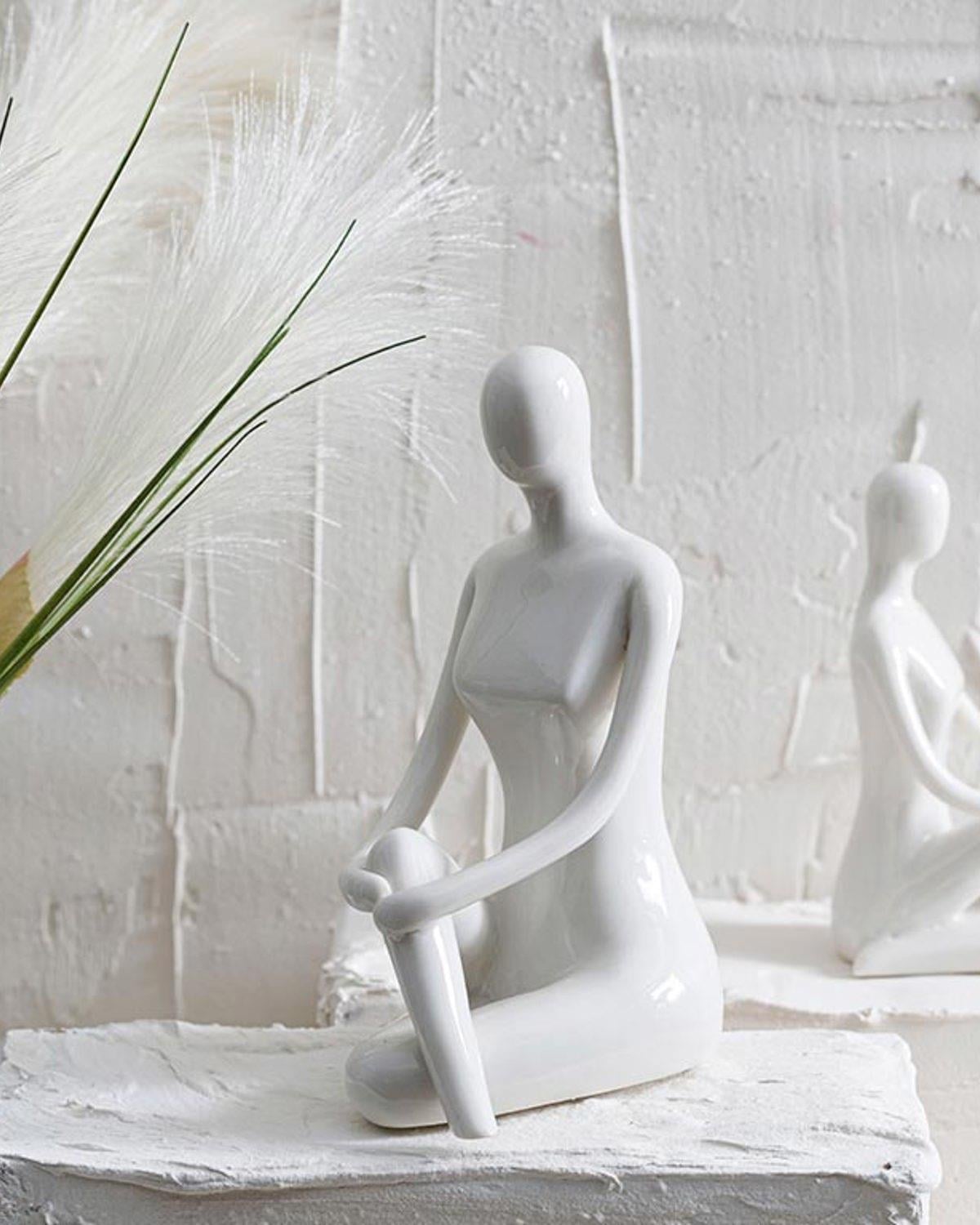 Lady ДРЪНКУЛКА Stoneware 6x7x12cm White