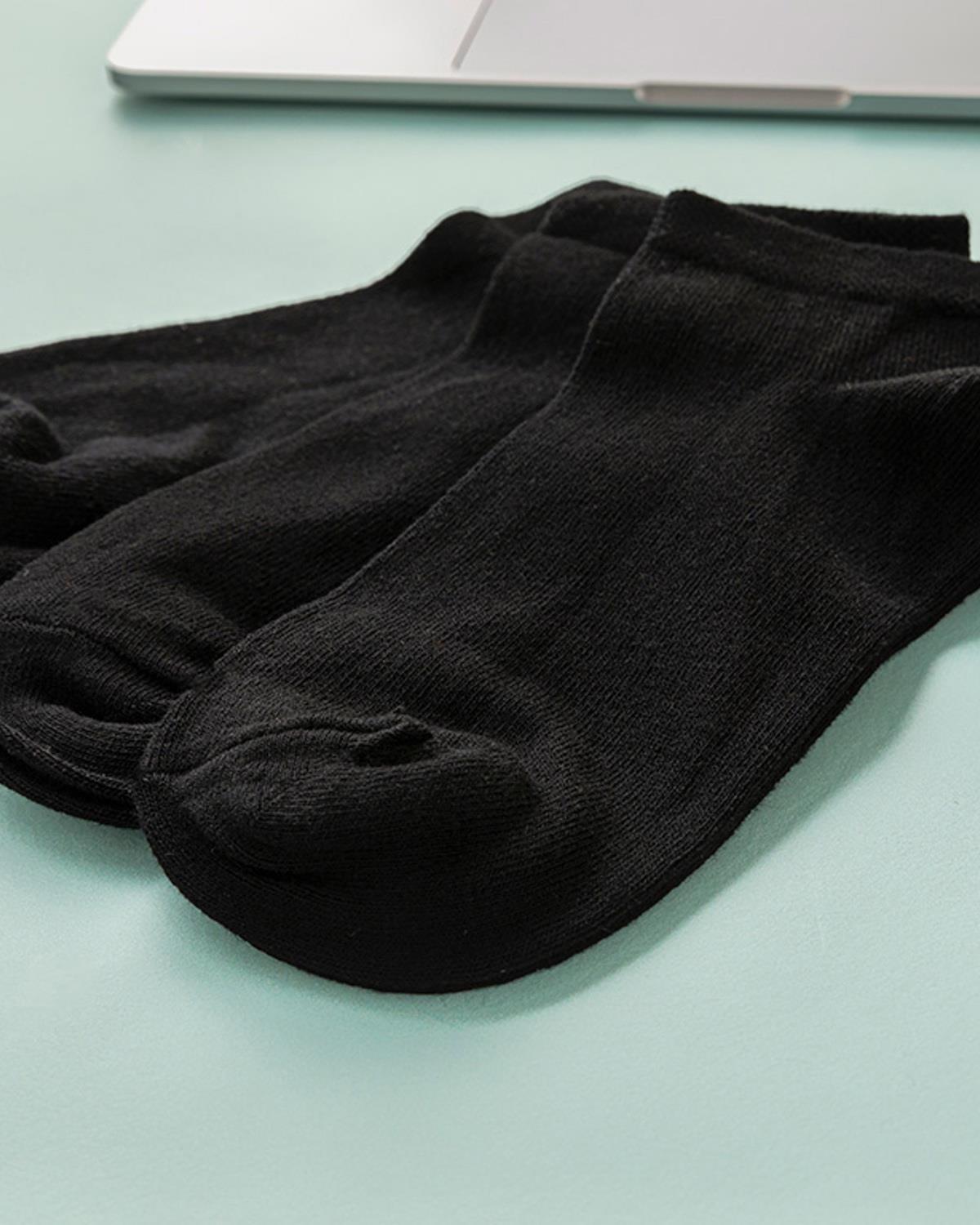 Lauri Чорапи Мъжки 3 Бр., Памучен, Черно, 40-44