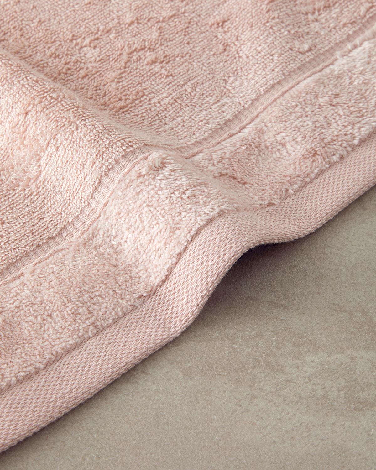 Leafy Кърпа За Ръце Бамбук 30x50 см Розов