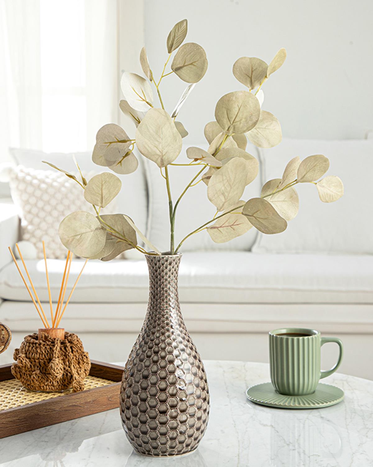 Leafy Изкуствено Цвете Един Стрък 80 cm Зелен