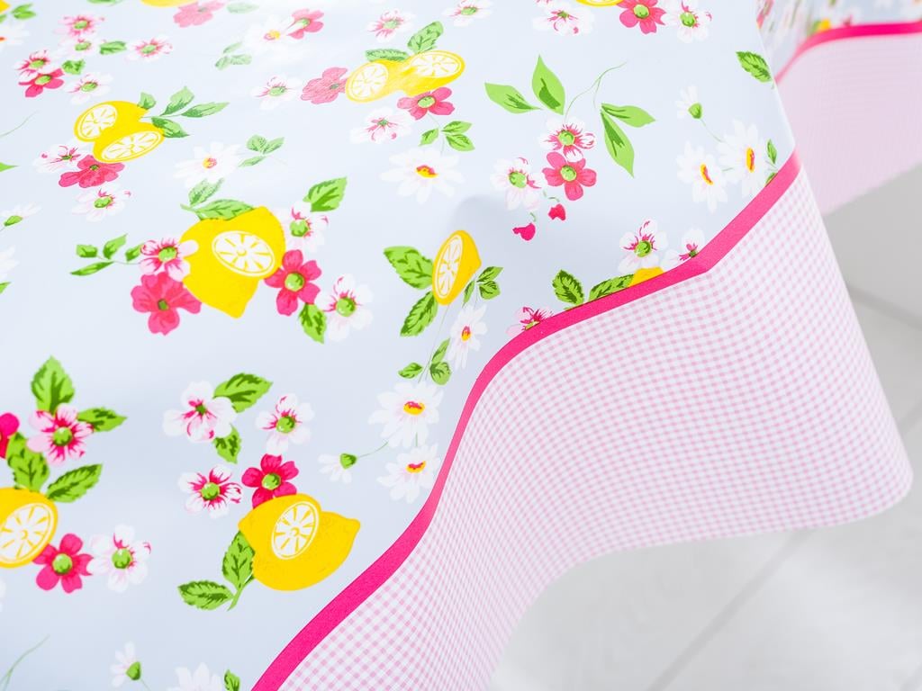 Lemon Покривка за Маса ПВЦ 140 cm White