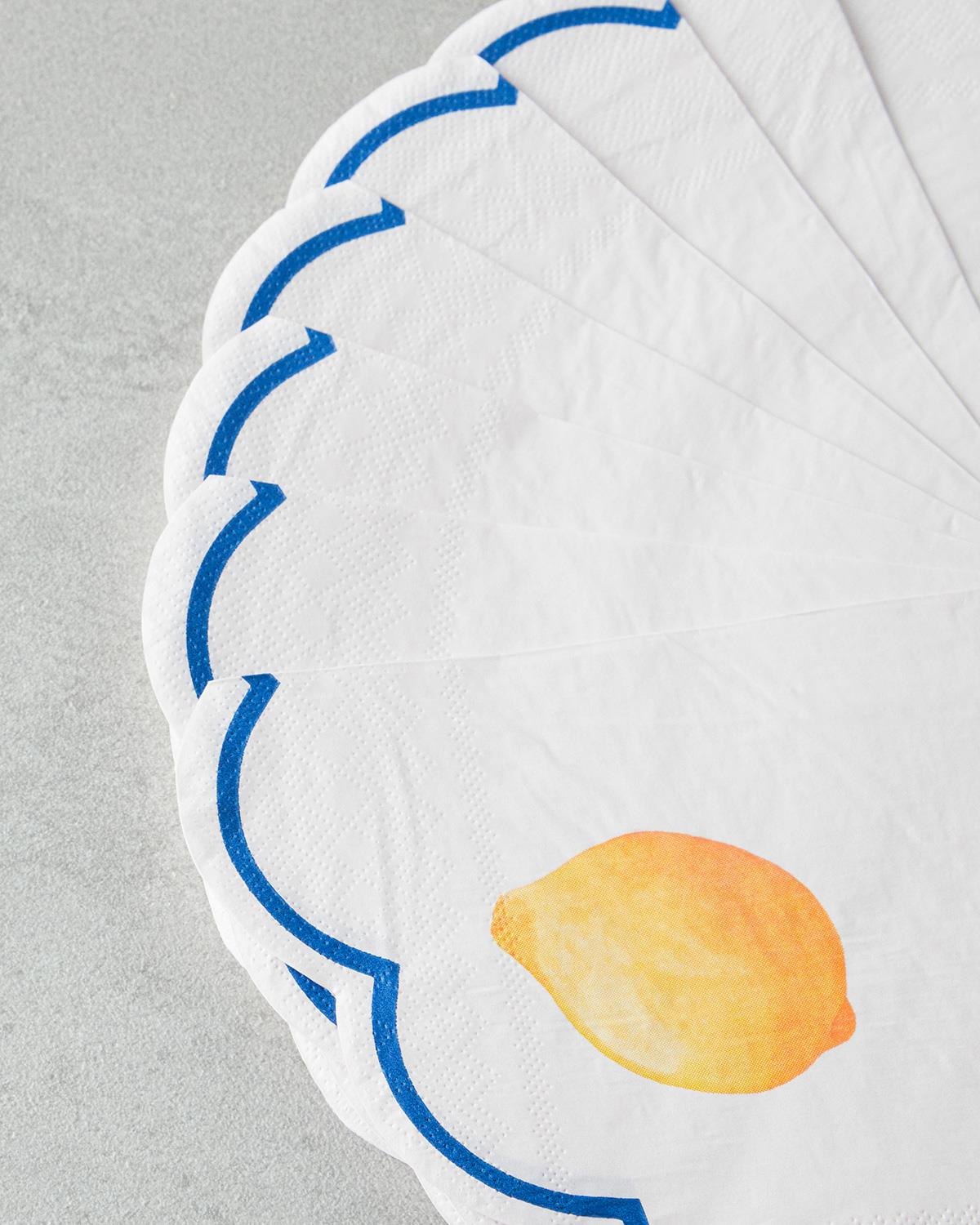 Lemon Paper 20 pcs Napkin 33x33 cm Yellow