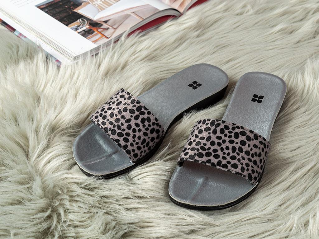 Leon ПАНТОФИ ЗА ДОМА Полиамид 40 Gray