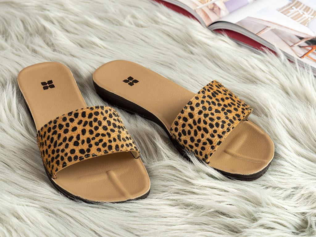 Leon ПАНТОФИ ЗА ДОМА Полиамид 41 Златисто