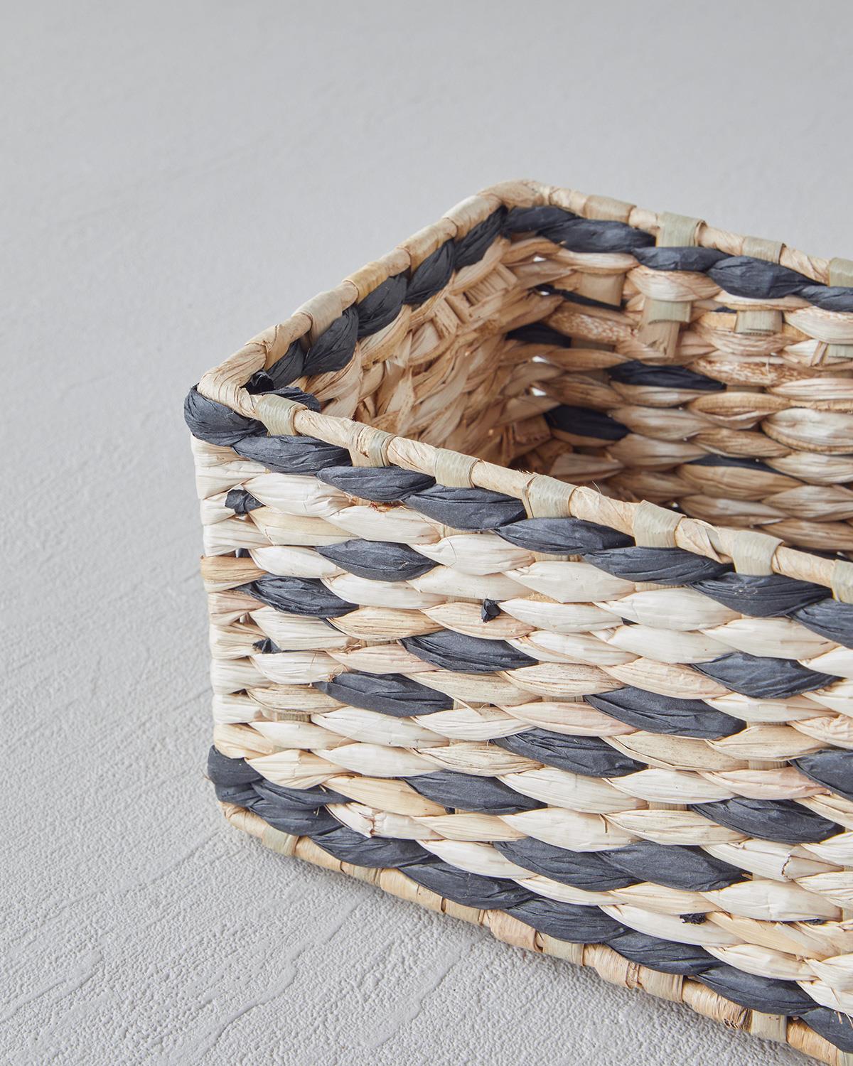 Liena Кошница 10 см. Натурален - Черен