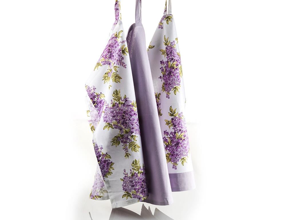 Lilac КЪРПА ЗА ИЗСУШАВАНЕ 3 бр. Отпечатано 40x50 cm .