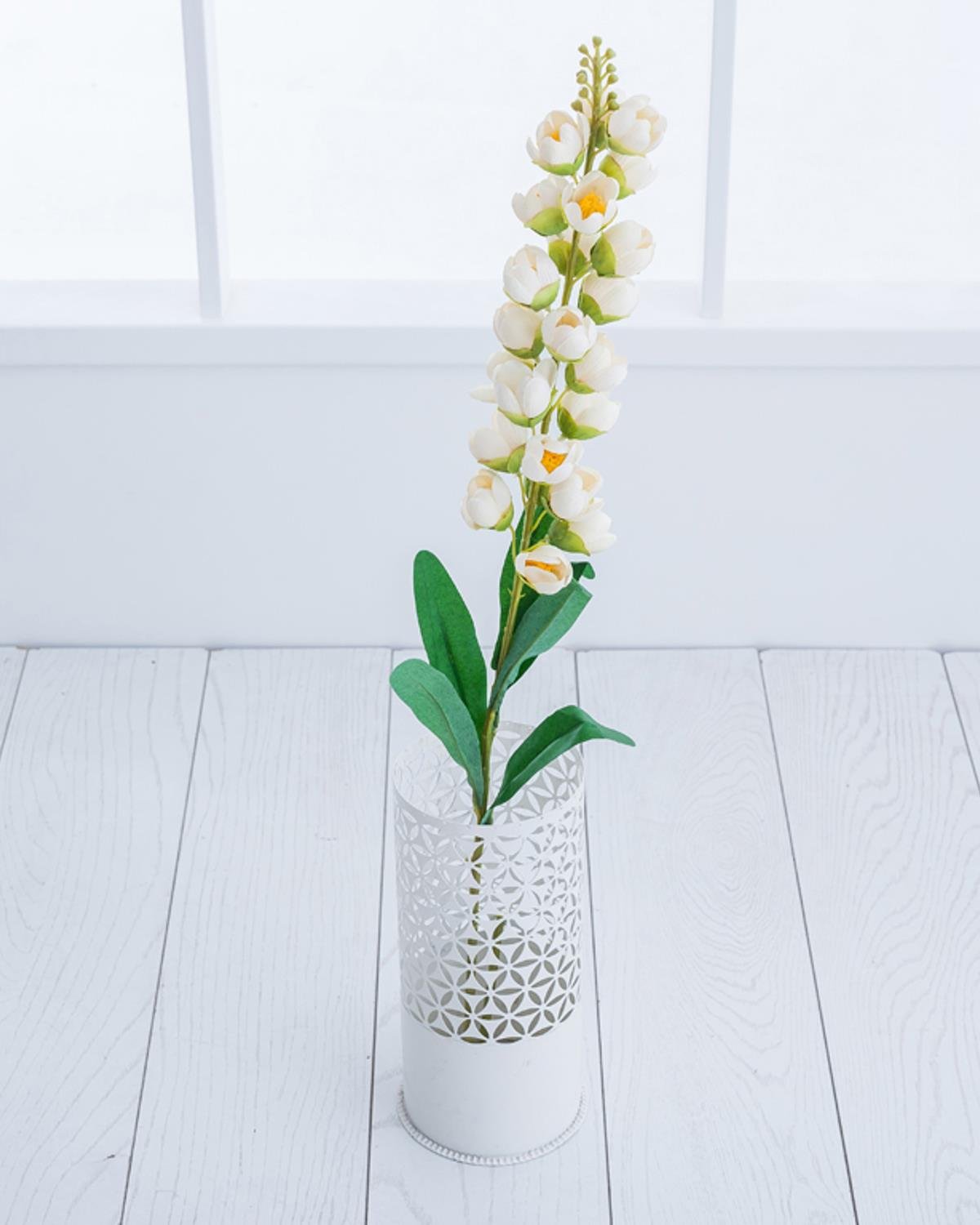 Lily Of The Valley Изкуствено Цвете 93 cm Бял