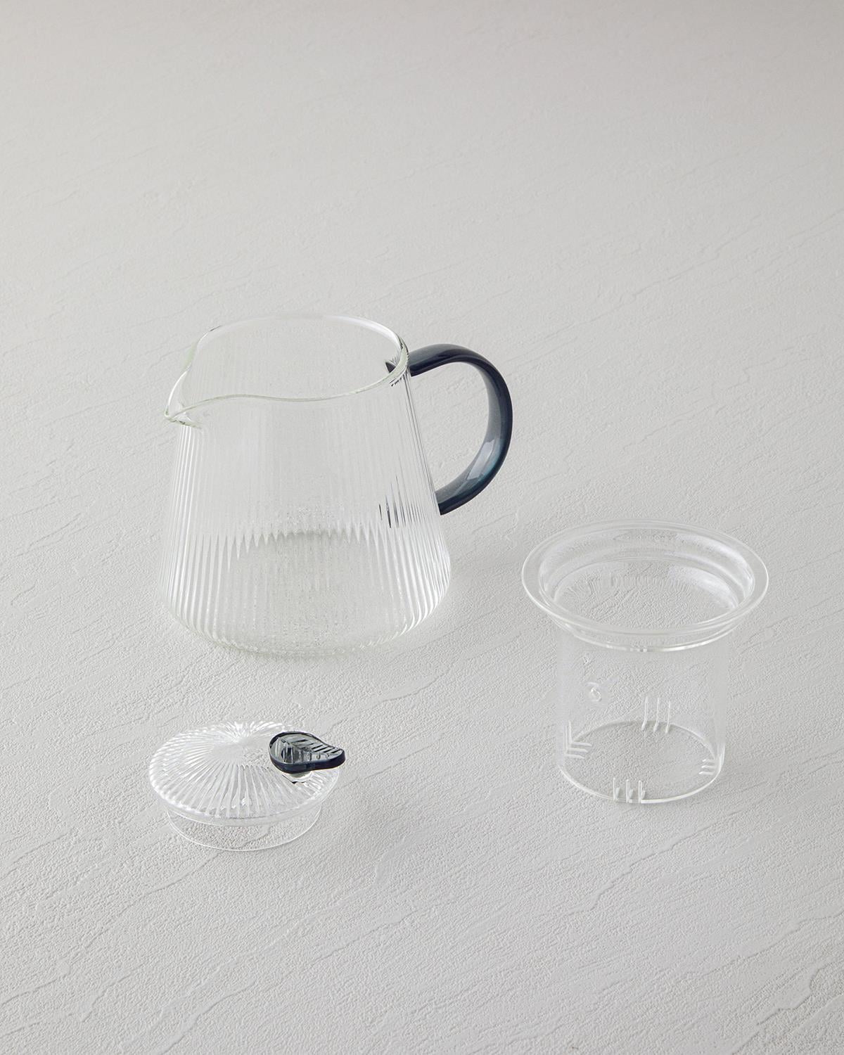 Чайник Стъкло 500 мл Бледосив.