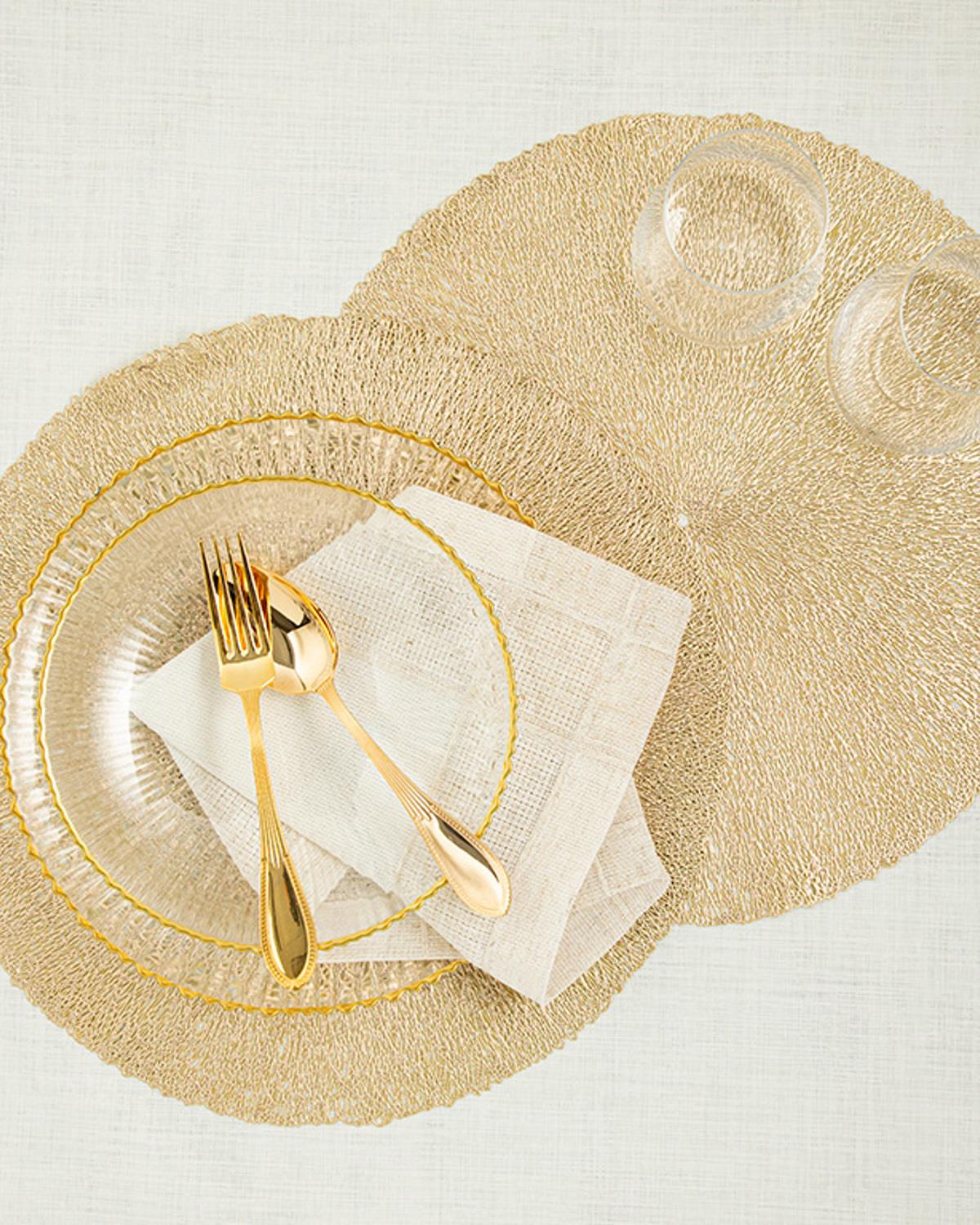 Loly Американзки Сервиз 2Бр., Pvc, Златисто, 38 Cm