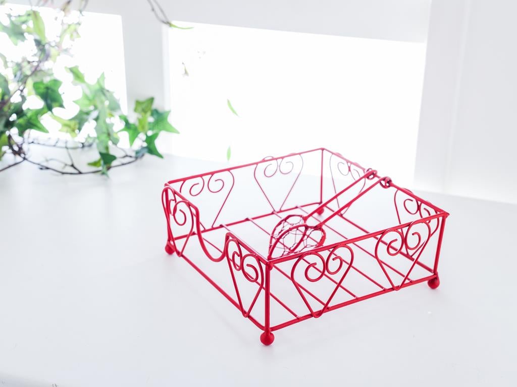 Love САЛФЕТНИ K Ковано желязо Red