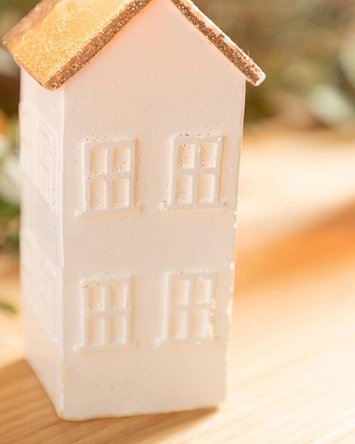 Lovely Home Свещ 6.3x5.5x15 см Златен