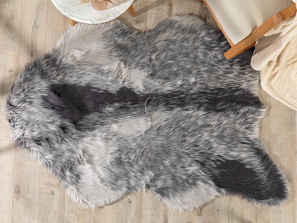 Luba КОЖА От жакард Акрил 120x180 cm Anthracite