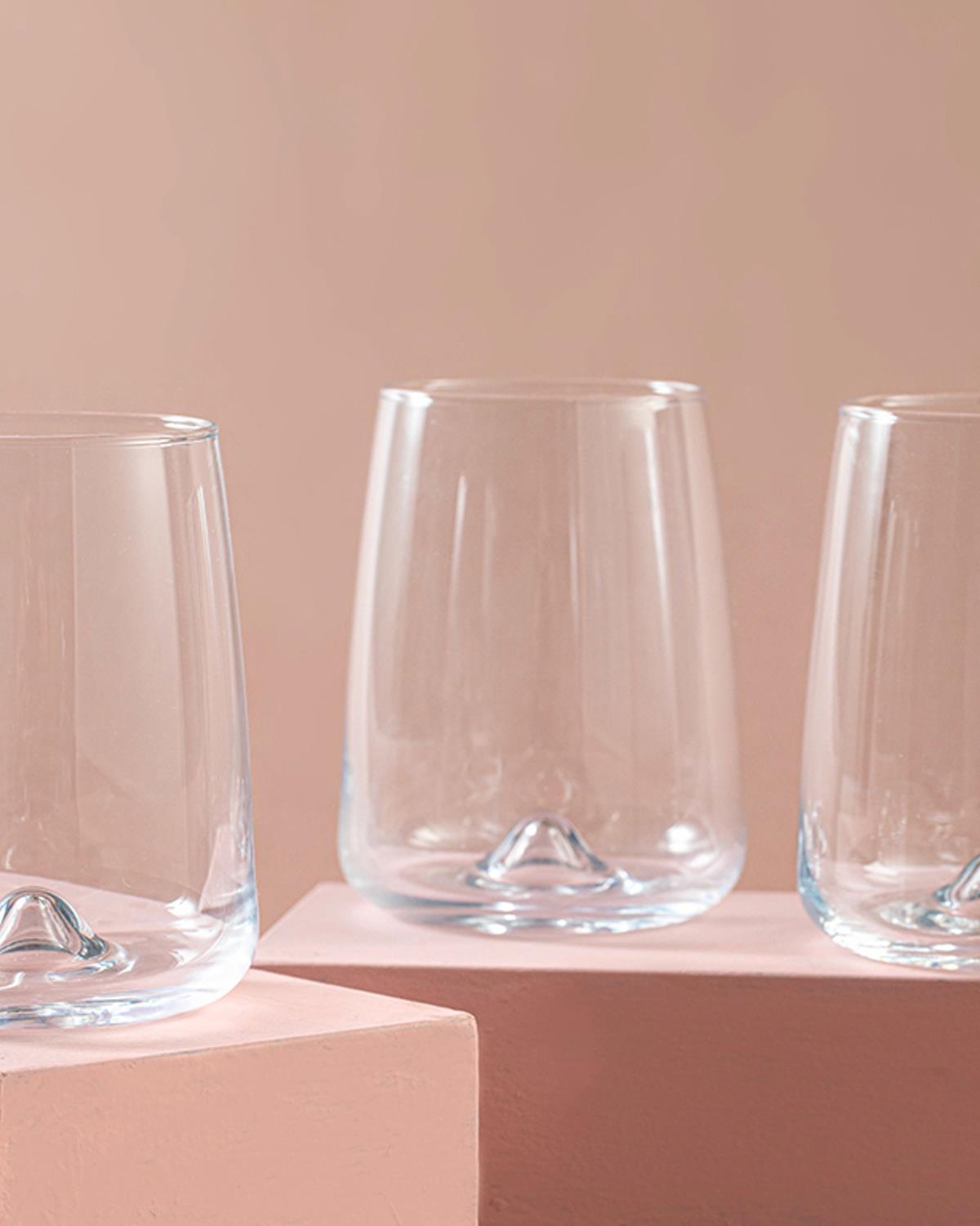 Lublin Чаша 3 бр. Стъкло 360 мл Прозрачен