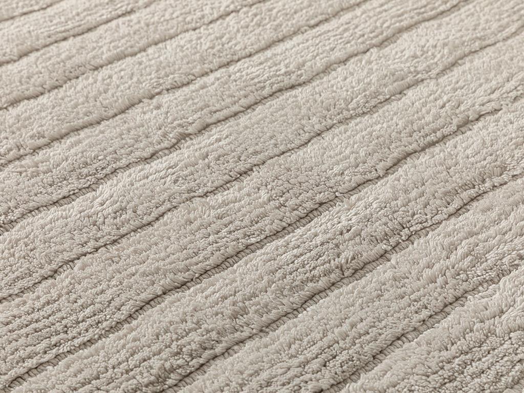 Lucca Постелка За Баня Памучен 60x90 см Сив