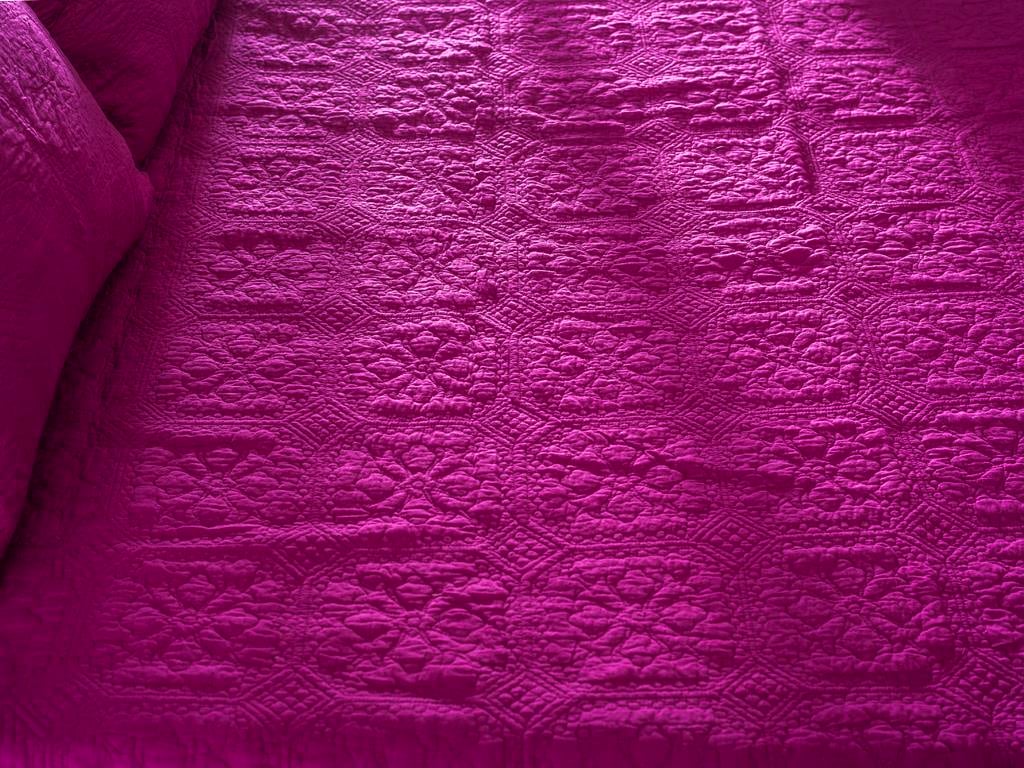 Lucky ПОКРИВКА ЗА ЛЕГЛО К Двоен Country 240x260 cm DarkPink