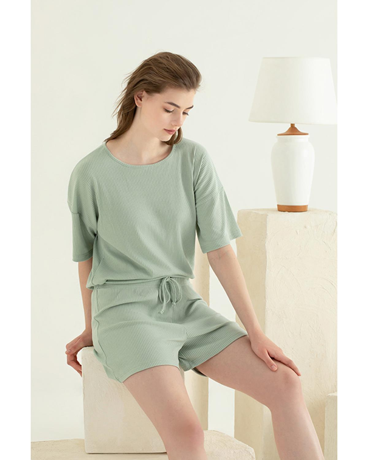 Lucy Комплект Пижама Жена Памук M Mint