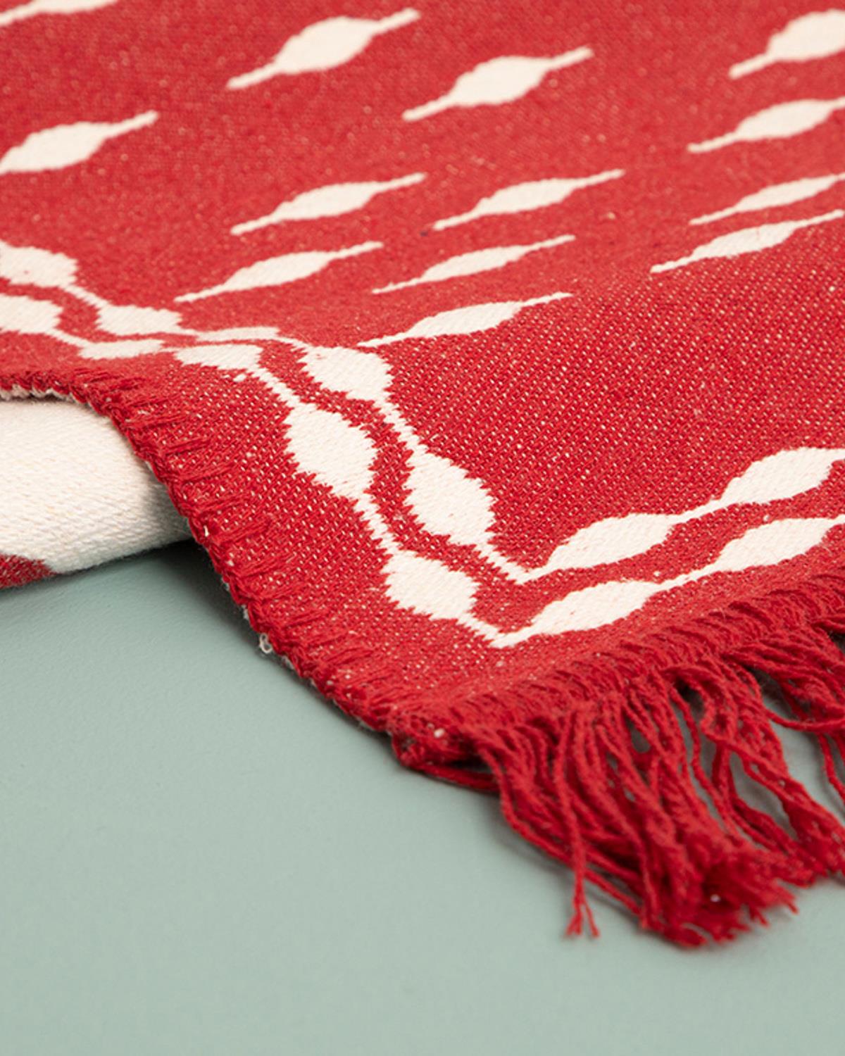 Luke Woven Rug 60x100 cm Red