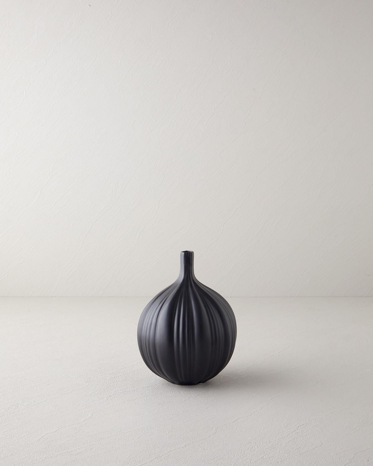 Lusia Ваза 19 см Черен