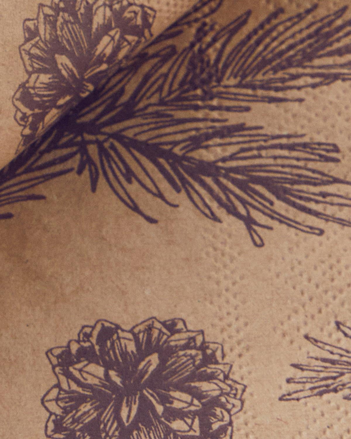 Magic Pine Хартийни Салфетки 20 Бр., Хартия, Кафяво, 33 X 33 Cm