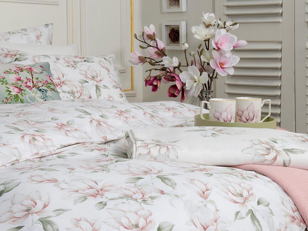 Magnolia КОМПЛЕКТ СПАЛНО БЕЛЬ Двоен Памучен 200x220 cm Pink