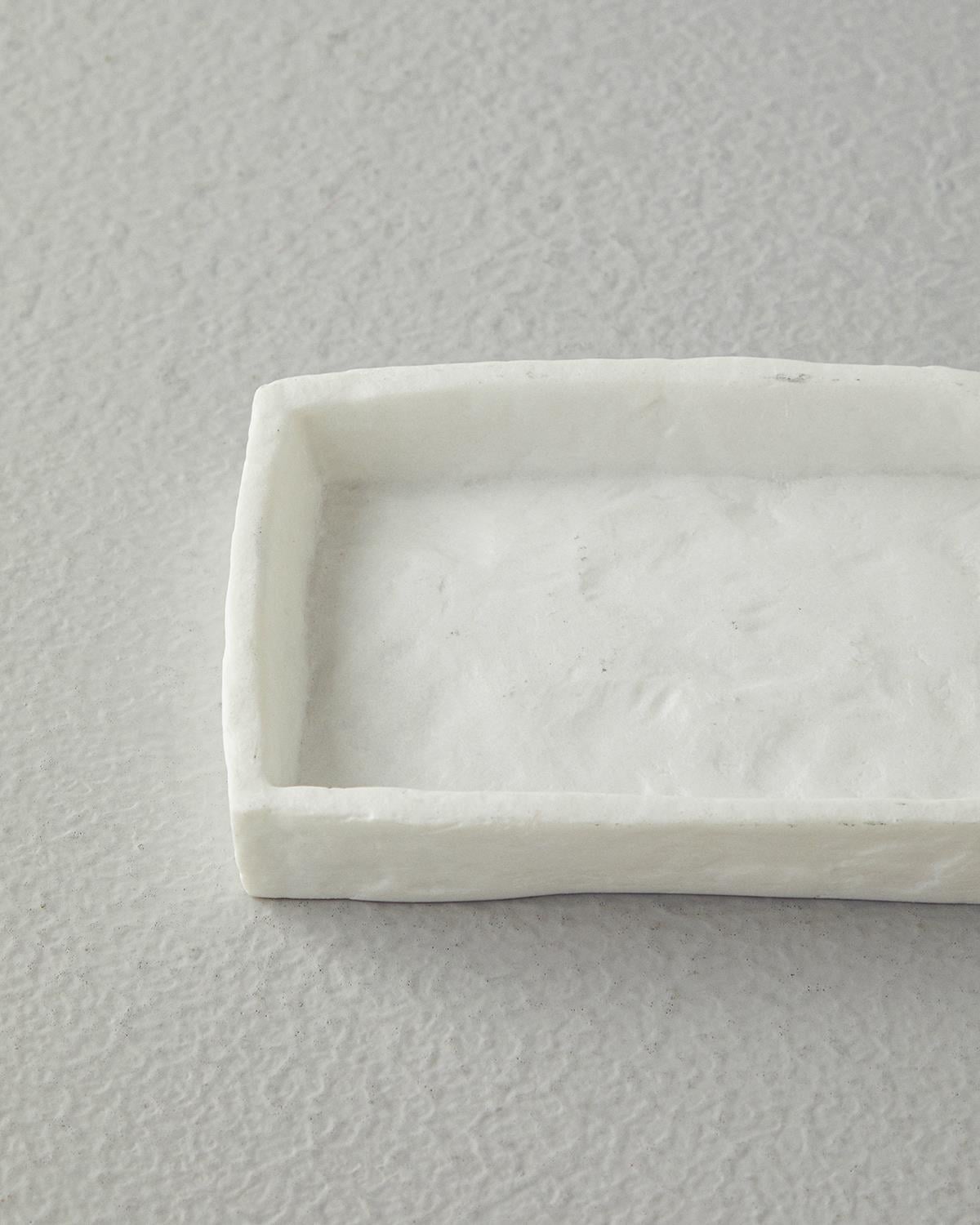 Marble Комплект За Баня 3 бр. 16X10X19 см Бял