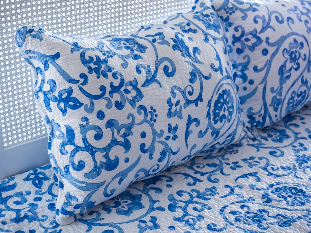 Marilla ПОКРИВКА ЗА ЛЕГЛО К Tek Kişilik Country 160x240 cm Blue.