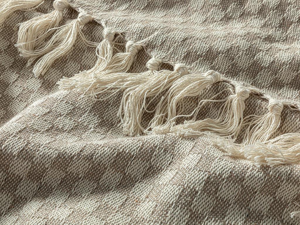 Marine Pop ПОКРИВКА ЗА ЛЕГЛО Двоен човек Тъкан 240x260 cm Beige