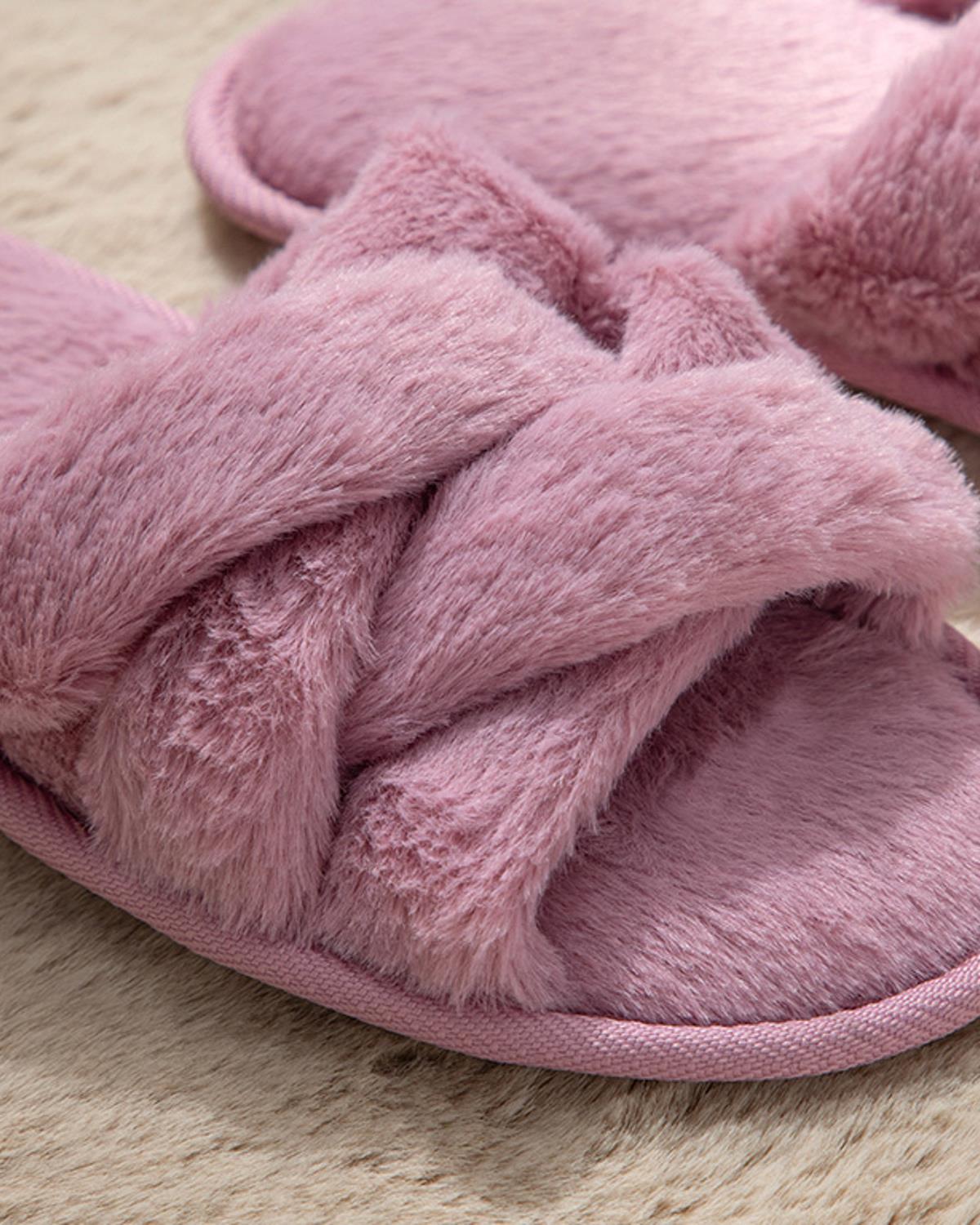 Marissa Пантофи За Дома Дамски, Плюш, Розово, 37