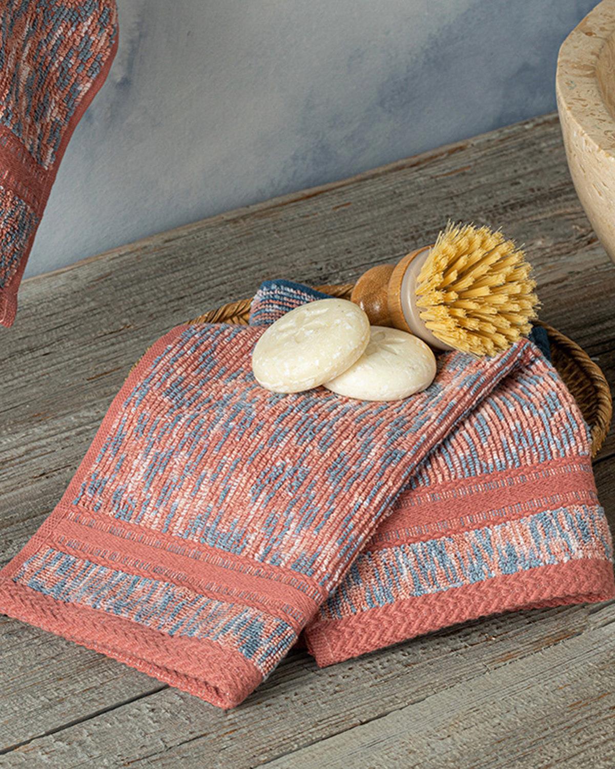 Marlyn Хавлии За Ръце Преливащо Се, Памучен, Розово, 30 X 40 Cm