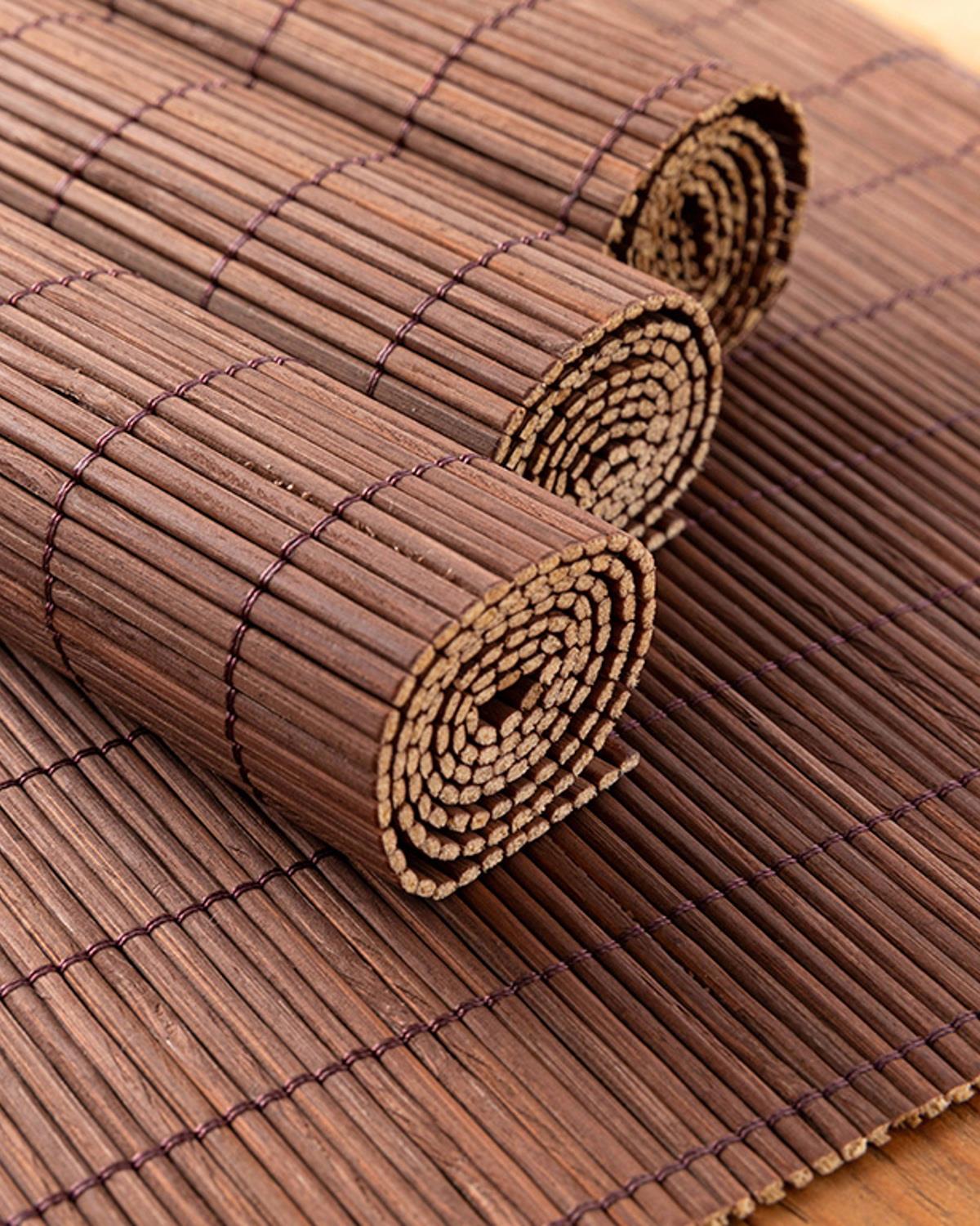 Martinez Американзки Сервиз 4 Бр., Бамбук, Кафяво, 30 X 45 Cm